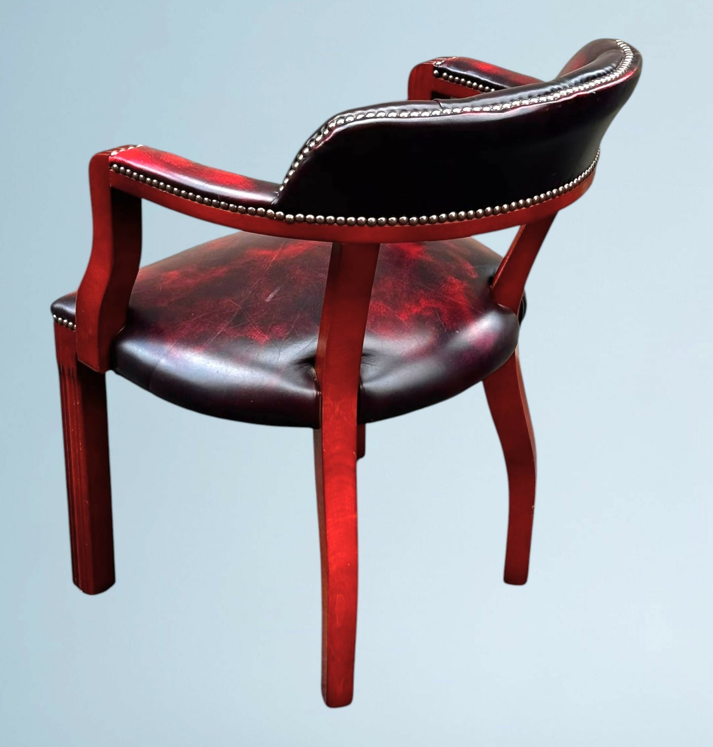 Leather Chesterfield Office Chair / Court Chair