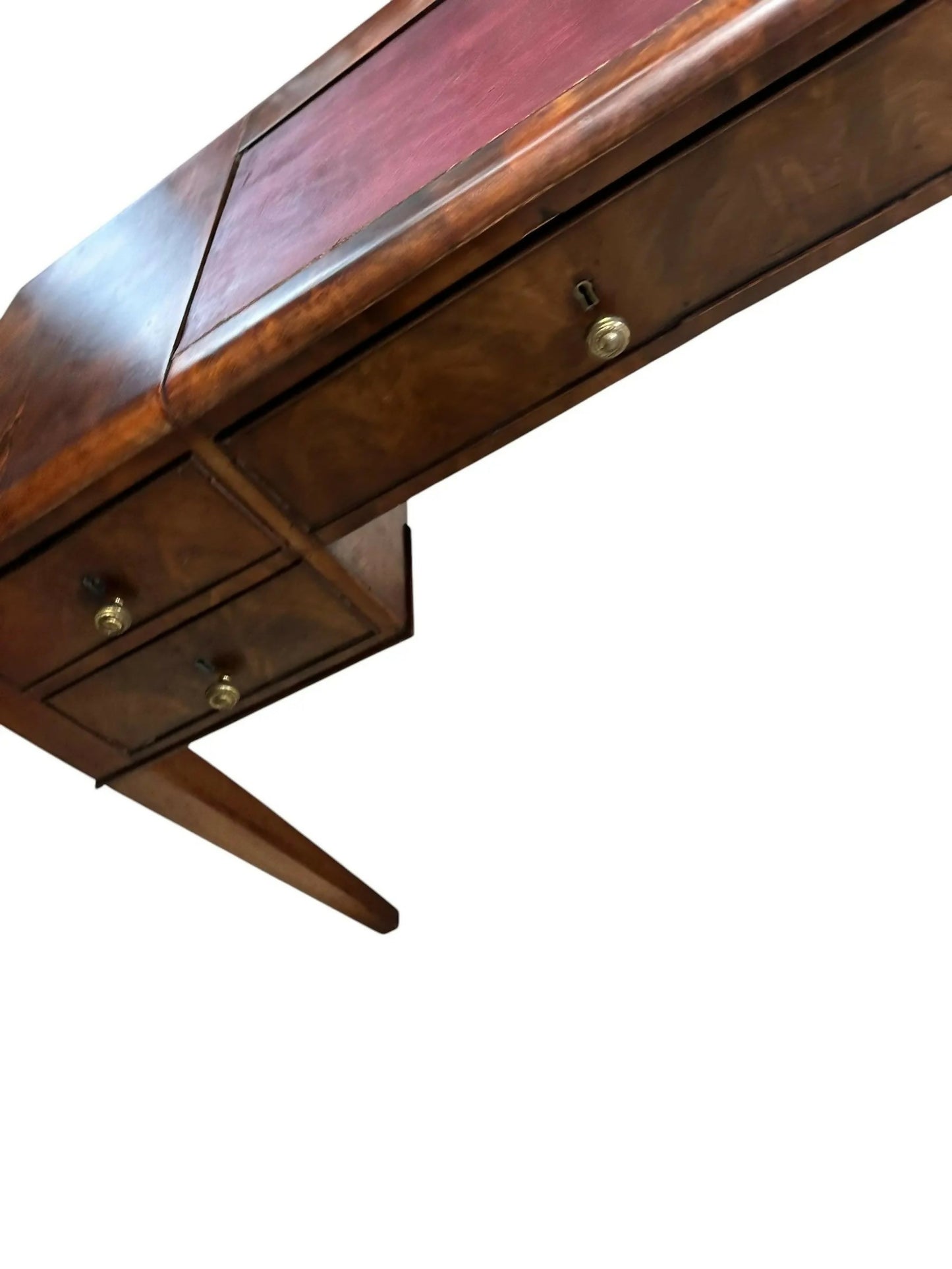 Vintage Mahogany Sheraton revival writing Desk