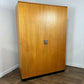 Mid Century Stag Teak Double Wardrobe