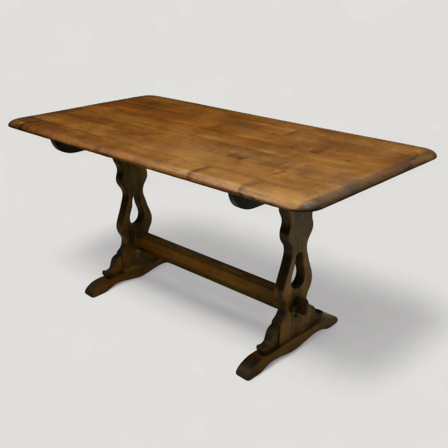 Vintage Oak Country Kitchen Table Refectory Style Refinished FREE UK Delivery. SBR10934/1209E