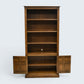 Ercol Wide Tall Bookcase Display Cupboards Golden Dawn Finish FREE* UK Delivery