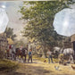 J. L. Chapman Framed Rural Village Print – Horse & Cart Country Scene