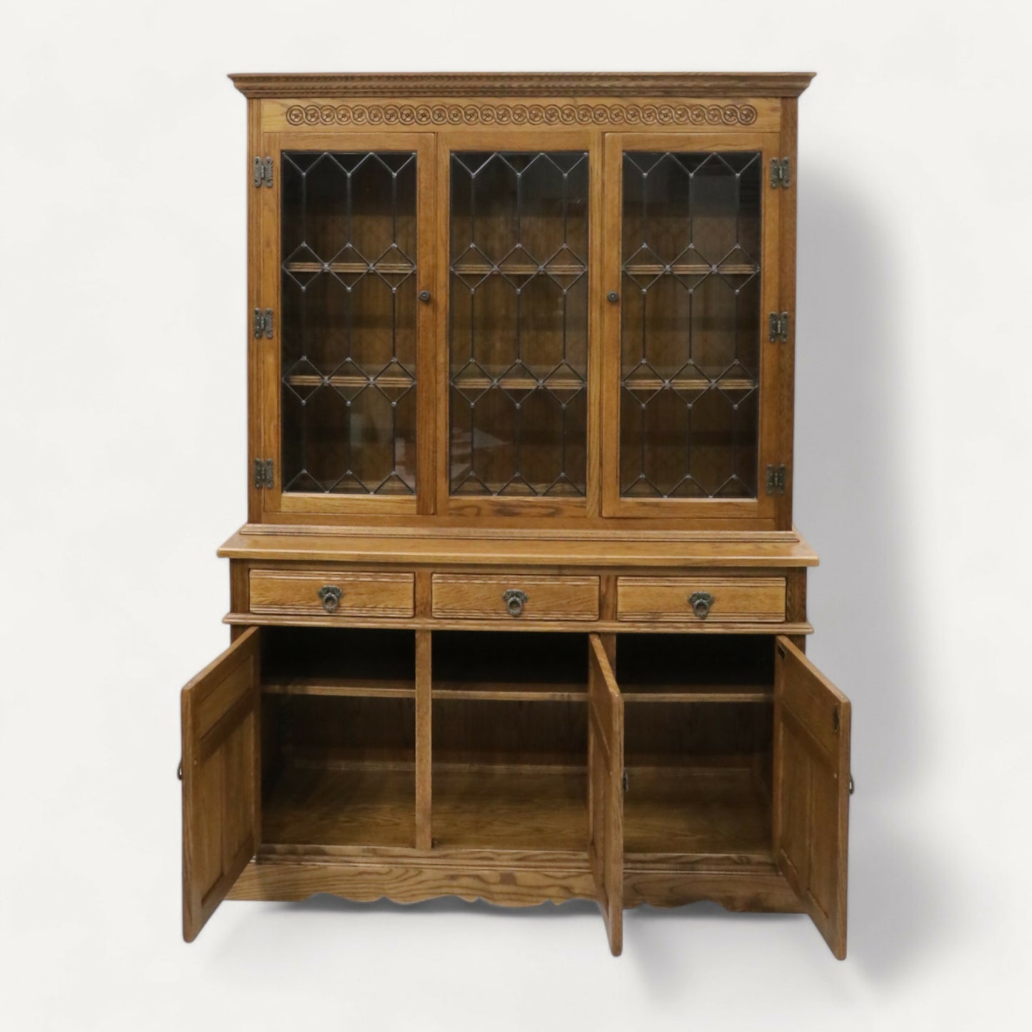 Old Charm Sideboard Base Display Top Cupboards Vintage Finish FREE UK Delivery. SBR9668/1510D