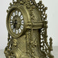 Clock Vintage French Style Quartz Ornate Roman Numeral Mantel Clock LOT 6443