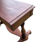 Antique Mahogany 19th C stretcher table desk