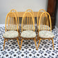 Six Ercol Quaker 365 Chairs and Ercol Plank Dinnig Table in Elm and Beech
