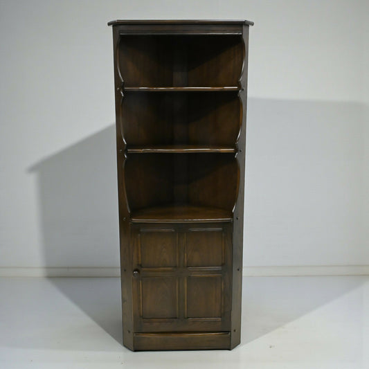 Genuine Ercol Corner Cabinet with Shelves and Cupboard EXC FREE UK Delivery