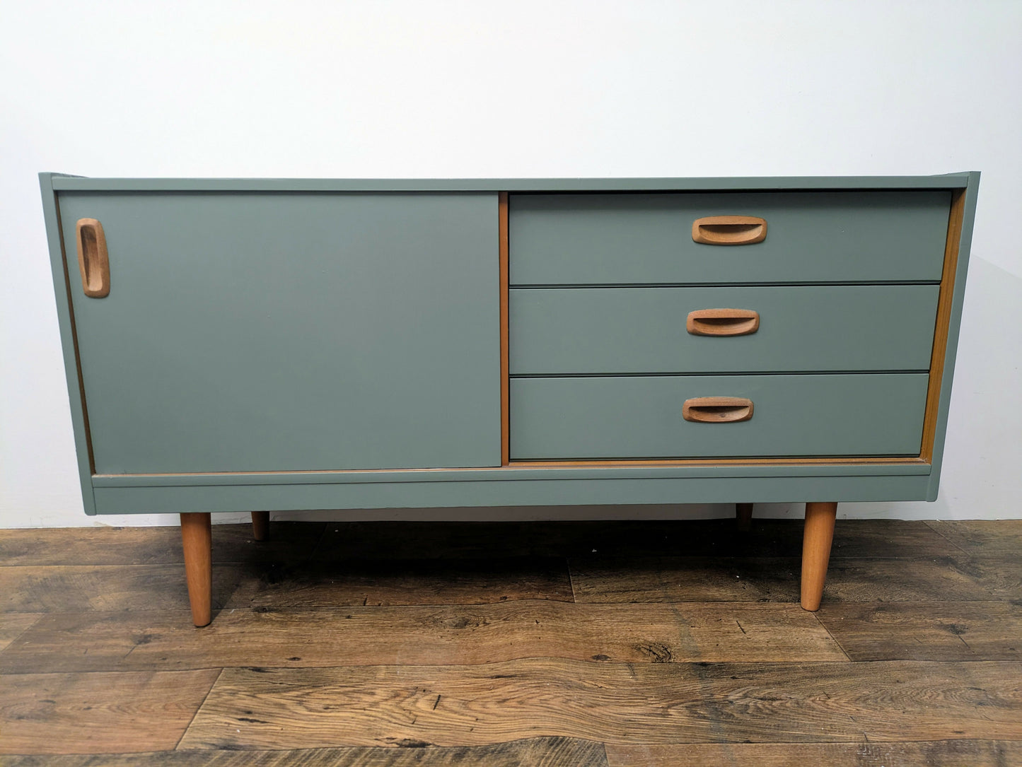 Made to Order Schreiber Sideboard Upcycled Painted Midcentury Furniture Vintage