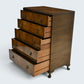 Chest of 9 Drawers Queen Anne Style Legs F. Wrighton & Sons FREE UK Delivery
