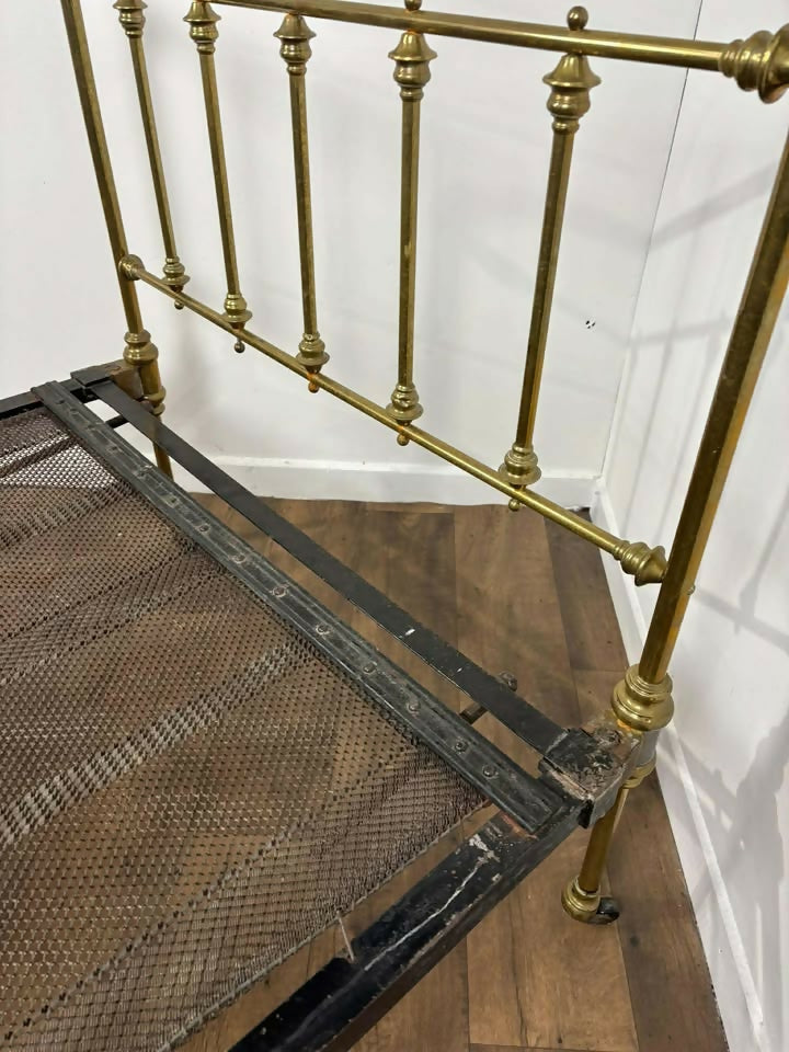 Victorian Brass & Iron Single Bed