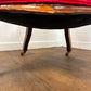 Victorian Mahogany Show Frame Easy Armchair
