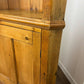 Solid Waxed Pine Barrel Back Corner Cupboard