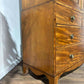 Georgian Flame Mahogany Linen Press