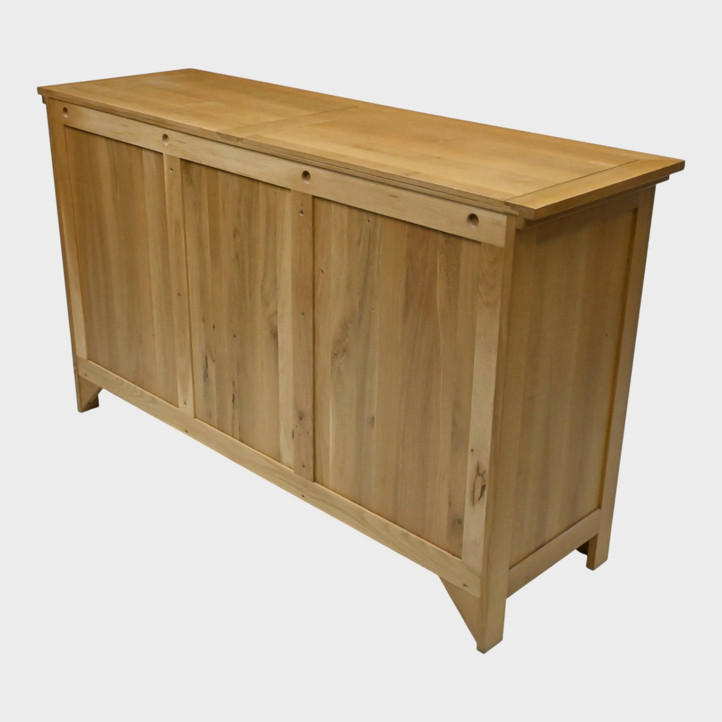 Light Oak Sideboard 2 Cupboards 3 Central Drawers Shelves FREE UK Delivery*. SBR10990/0110E