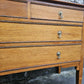 Vintage Oak Tallboy Chest of Drawers: Antique Cabinet with Detailing Four Drawer
