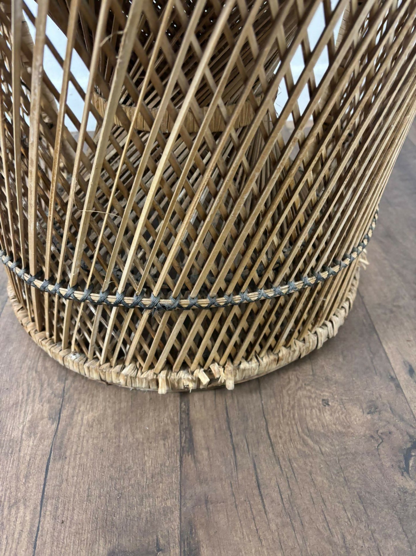 Vintage Woven Peacock Chair