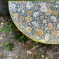 yellow half moon plant stand 2