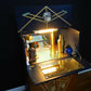 "Diamonte' Burr Walnut Cocktail Cabinet, Vintage 1950 Narrow Drinks Cocktail Cabinet