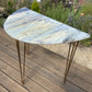 Console Half Circle Table with Hairpin Legs