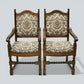 6 Old Charm Premium Dining Chairs Light Oak Studded Upholstery FREE UK Delivery*