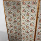 Vintage Four Panel Folding Bedroom Screen / Room Divider