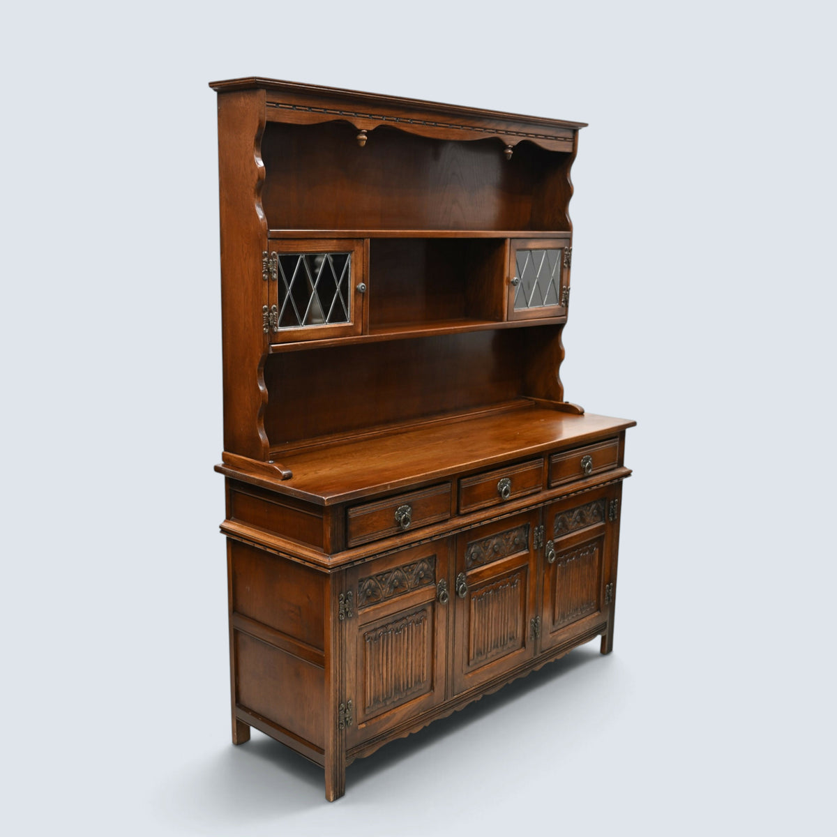 Old Charm Welsh Dresser Sideboard Dresser Top Light Oak Finish FREE UK Delivery*
