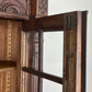 Bookcase Antique French Style Glazed Display Cabinet Oak Sideboard LOT 6545