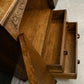 Art Deco Solid Oak Tallboy - Linen Cabinet - Cupboard Drawers