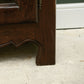 Solid Dark Oak Glazed Bookcase/Display Cabinet with Drawers - Ludwik Styl