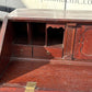 English Georgian Mahogany Desk, Fitted Interior, Secret Drawers, Brass Handles