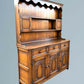 Good Quality Oak Dresser and Rack In The Period Style