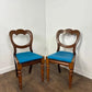 Victorian Pair of Mahogany Balloon Back Chairs