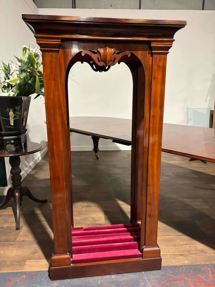 Rare Regency Extending Dining Table by Samuel Hawkins, with Leaf Cabinet – Seats Twelve in Grand Style