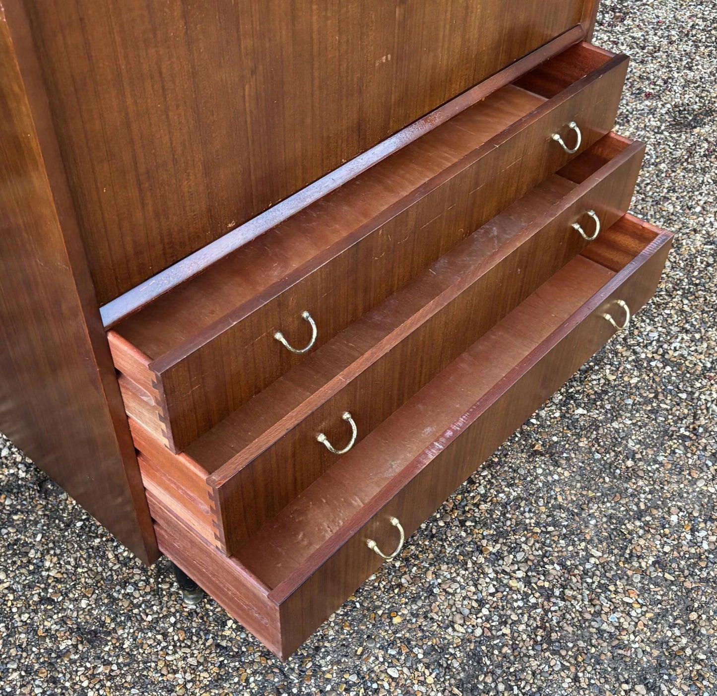 Vintage Tola & Black Drinks Cocktail Cabinet By G Plan