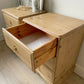 Pair of Vintage Wooden Bedside Tables | Scandi Style Mid Century Nightstands | Sympathetically Restored Furniture