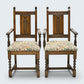 8 Old Charm Dining Chairs Warwick Pegasus Upholstery Light Oak FREE UK Delivery*