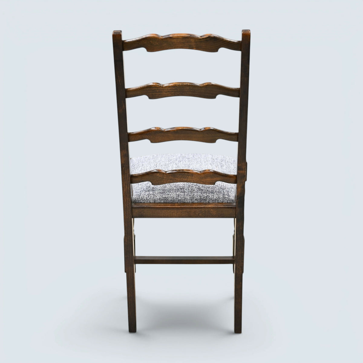 4 Webber Ladderback Dining Chairs with Grey Cushion Pads FREE UK Delivery*