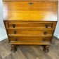Vintage Oak Bureau Bookcase