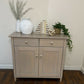 'Latte' Chalk Paint Wash Sideboard | Custom Mouldings & Artisan Handles