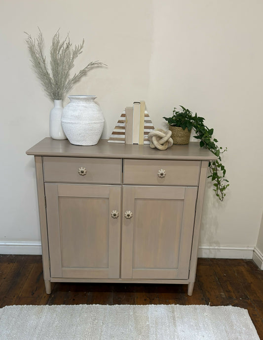 'Latte' Chalk Paint Wash Sideboard | Custom Mouldings & Artisan Handles