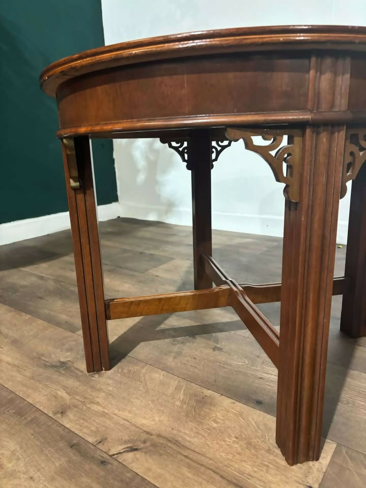 Reproduction Mahogany Circular Coffee Tablecc