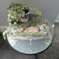 Hand Painted and Decoupaged Small Side Table