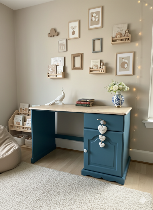 Desk, Dressing Table , Storage, Restored, Solid Pine