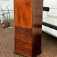 Vintage Mahogany Housekeepers Cabinet / Small Linen Press.