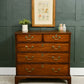 Georgian Mahogany Chest of Drawers with Bracket Feet