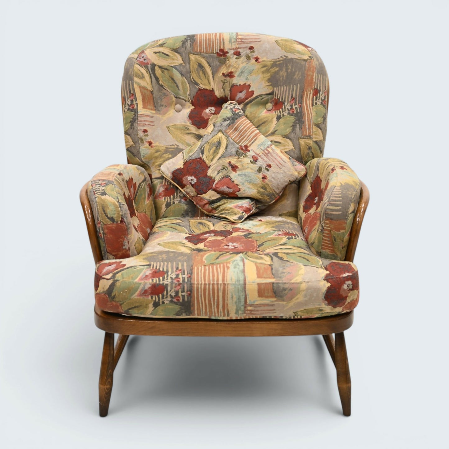 Ercol Jubilee Easy Chair Armchair New Webbing Golden Dawn FREE UK Delivery*