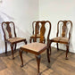 Set Of Four Georgian Style Walnut Dining Chairs