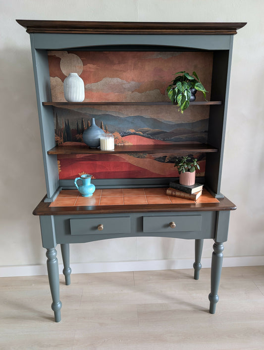 Tuscan Sunset Bookcase Shelving Unit