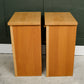 Pair Pine Bedside Tables - Modern