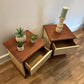 A pair of bedside tables by Englender